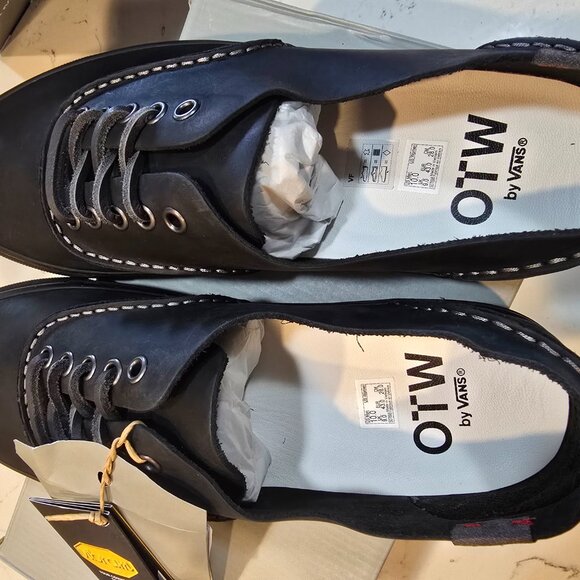 OTW by Vans Era Moc Stitch BLACK VN000EBTBLK1 Men's Size 10 LEATHER SHOES NEW - Picture 9 of 15